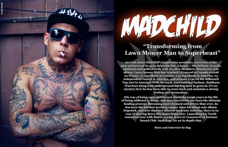 Madchild September Vandala Magazine