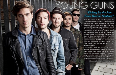 Young Guns Interview - July 2013 Vandala Magazine