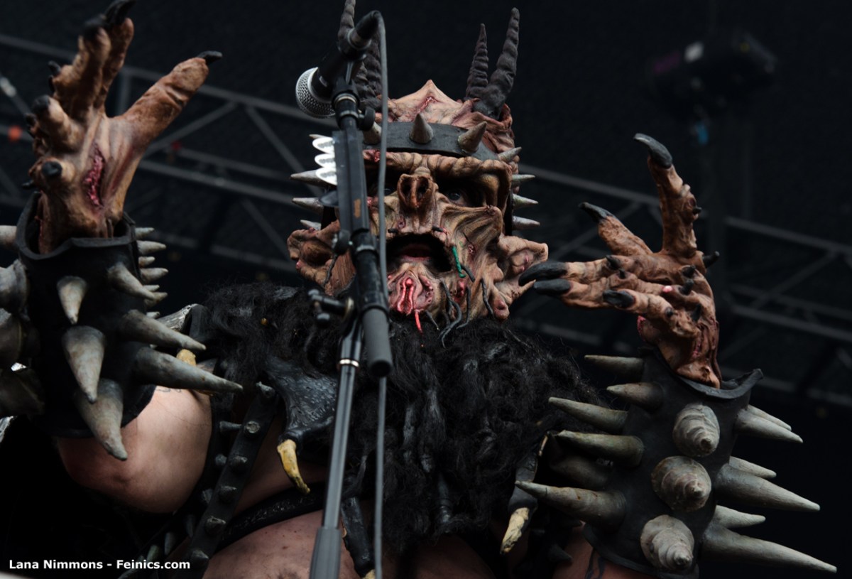 Oderus Urungus of Gwar Performing at Heavy MTL 2013