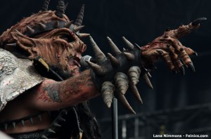 Oderus Urungus of Gwar Performing at Heavy MTL 2013
