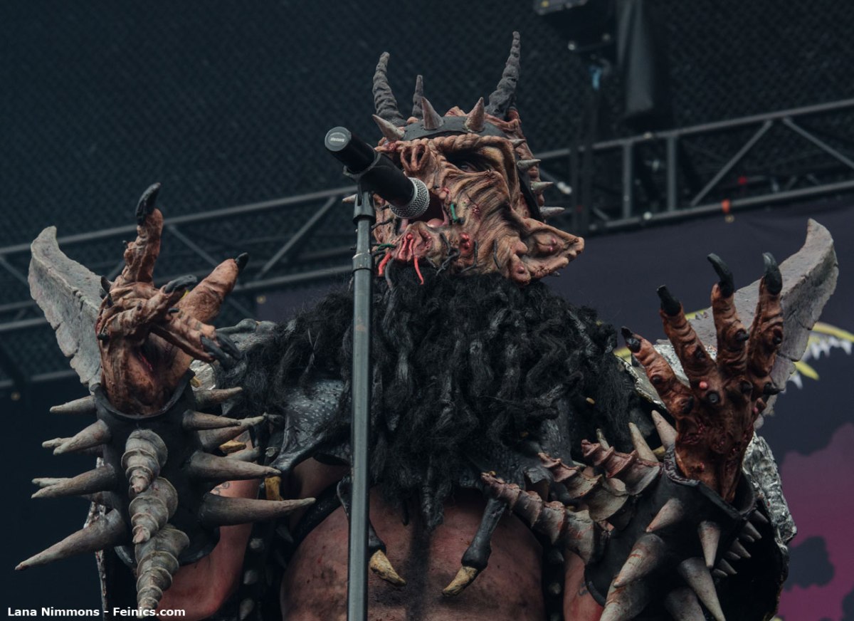 Oderus Urungus of Gwar Performing at Heavy MTL 2013