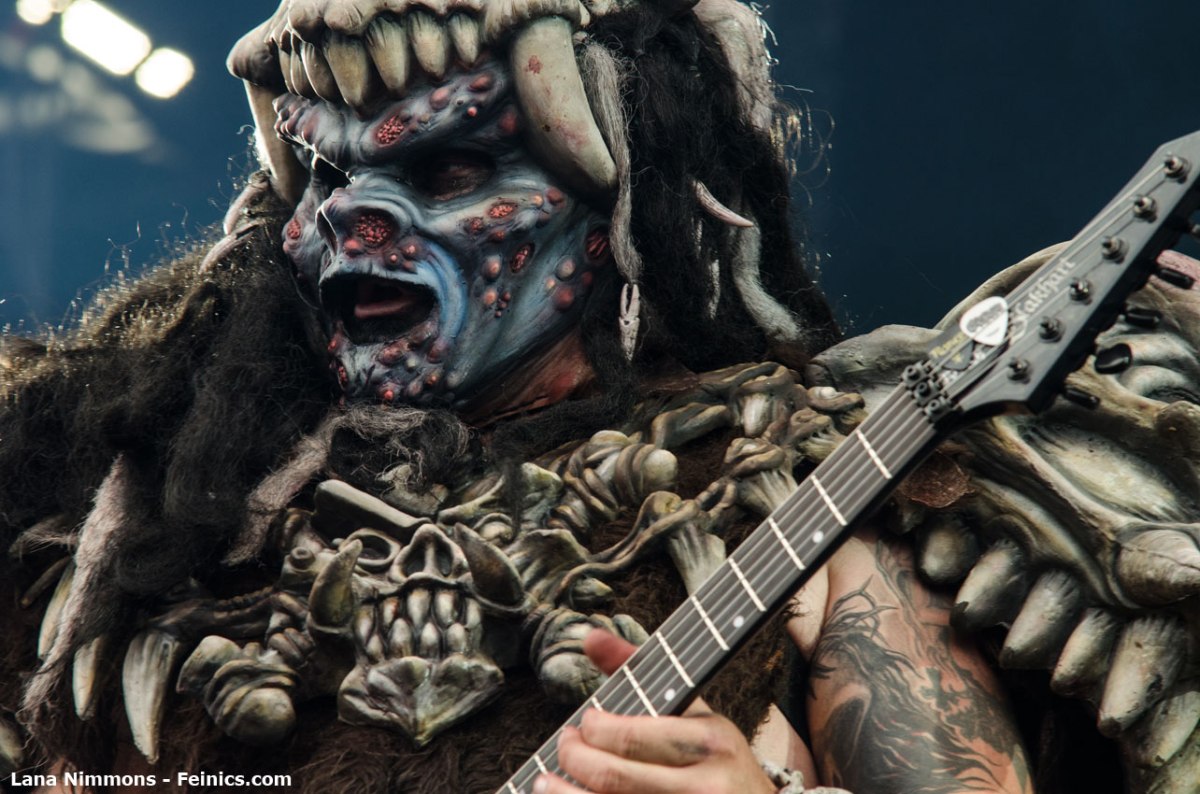 Pustulus Maximus of Gwar Performing at Heavy MTL 2013