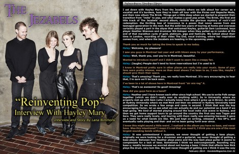 The Jezabels interview feb 2014