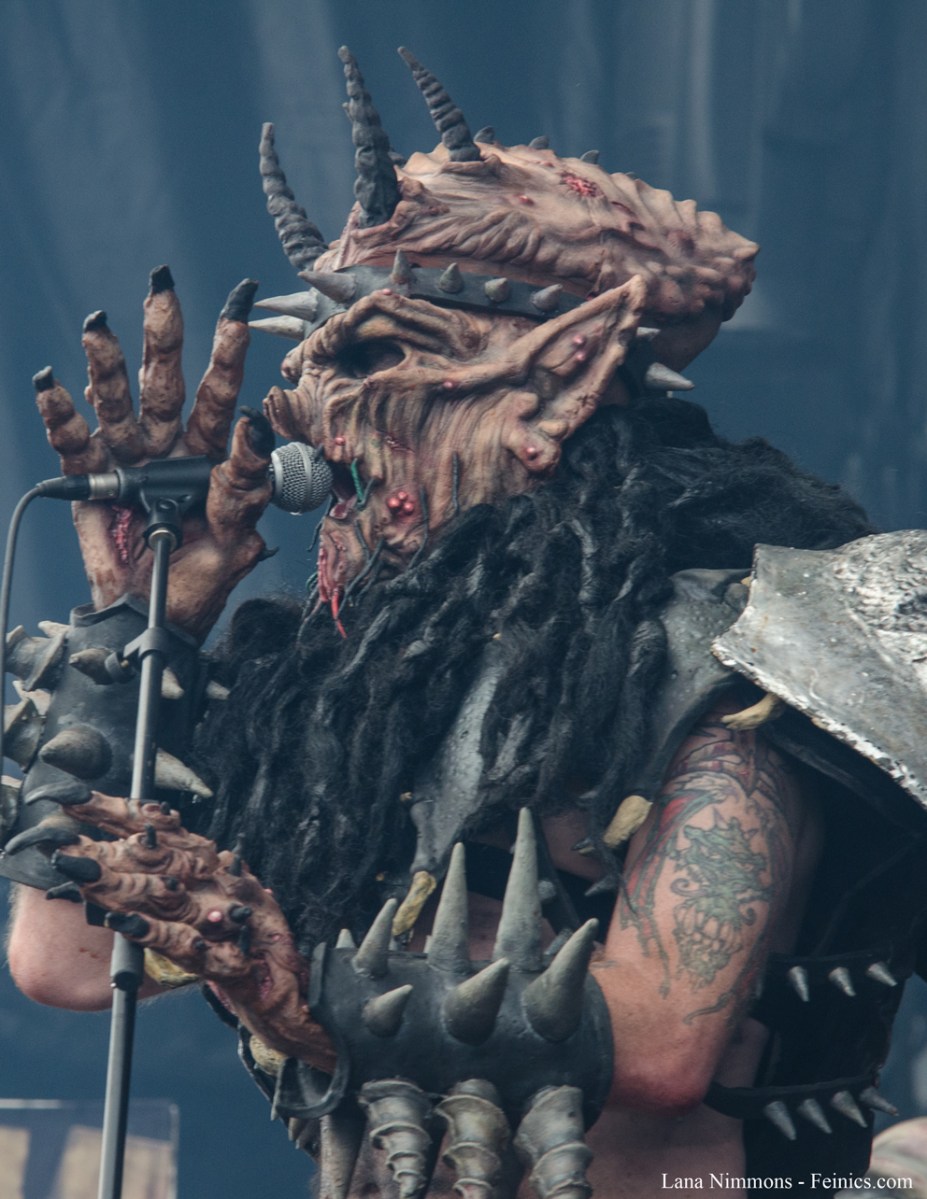 Oderus Urungus of Gwar Performing at Heavy MTL 2013