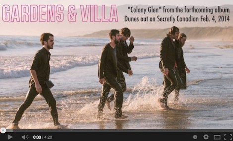 Gardens & Villa Release New Single "Colony Glen"