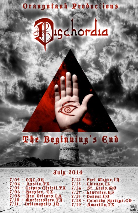 Dischordia US Tour - July 3 - 19