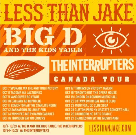 Less Than Jake Tour 
