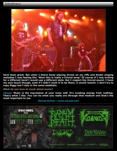 Interview with Voivod - December 2014 Vandala