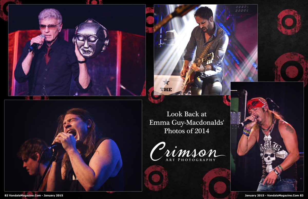 January 2015 Vandala Magazine Photo Special p84 & 85: Look Back at Crimson Art Photography 201