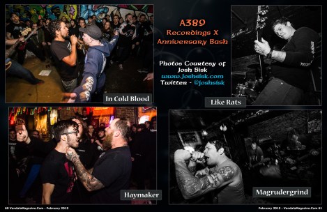 A389 Recordings X Anniversary Bash Coverage From February 2015 Vandala Magazine