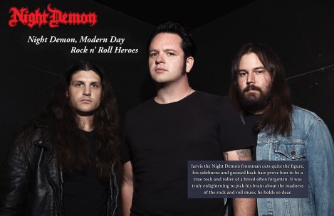 Night Demon Interview from February 2015 Vandala Magazine