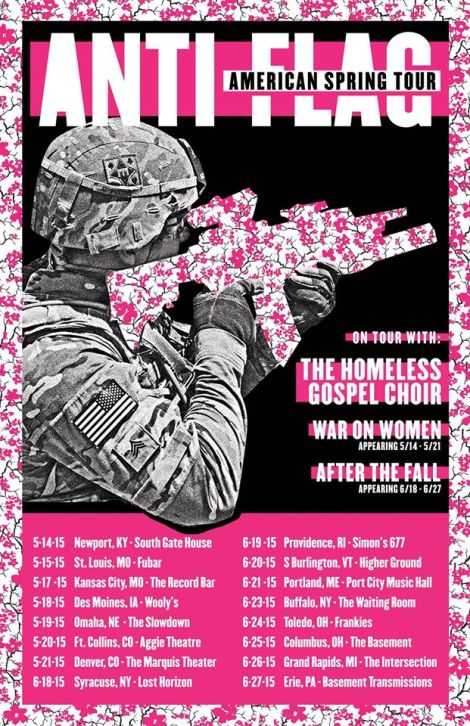 Anti-Flag American Spring Tour