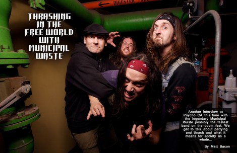 July 2015 Vandala Magazine - Thrashing in the Free World with Municipal Waste