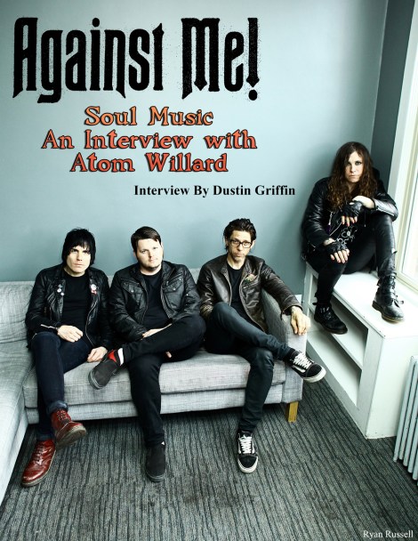 August 2015 Vandala Magazine - Interview Atom Willard of Against Me