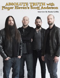 October 2015 Vandala Magazine Finger Eleven Interview