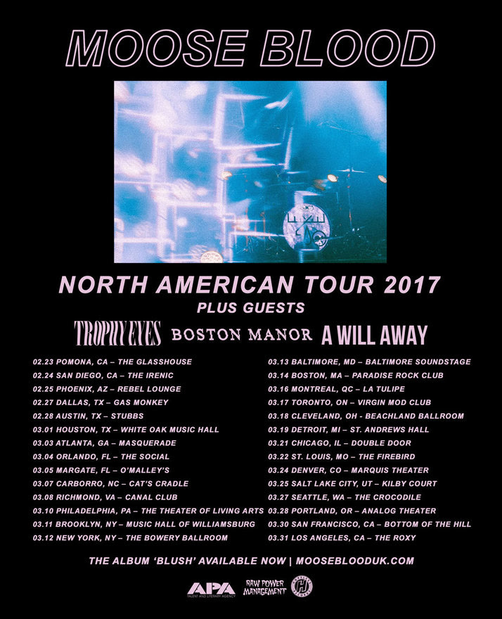 ミュージック Blueray F-blood 20th Anniversary Popnroll Tour 2017 FFV249 FFM /00110 Moose Blood Announce 2017 North American Headline Tour + New Album